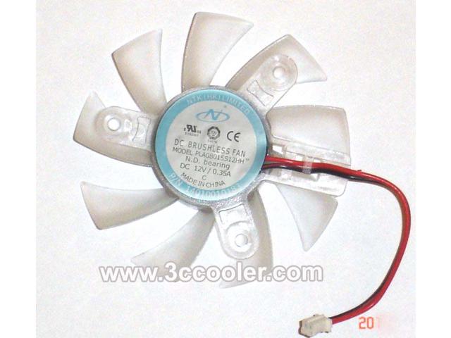 NTK PLA08015S12HH 12V 0.35A 2 Wires 2 Pins Connetor frameless DC fan, VGA Fan