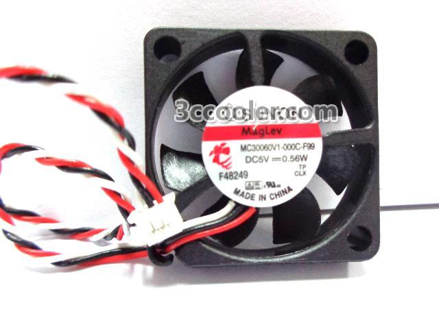 Original Sunon MC30060V1-000C-F99 5V 0.56W 3CM 3 Wires 3Pins Connector DC fan, case fan, box fan