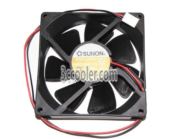 10 Pcs / Lot 90x25mm KD1209PTB1 (2).H 12V 2.9W 2 Wires Case Fan CPU Fan