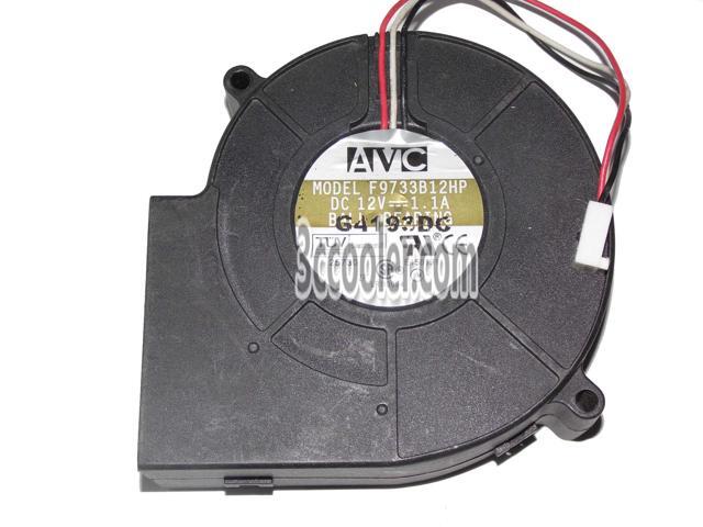 AVC 97x33mm F9733B12LT 12V 0.72A 4 Wires 4 Pins PWM DC Case Blower 10CM centrifugal Cooler