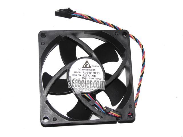 ADDA 80x20mm AUB0812HHD BK22 725Y7 12V 0.4A 4 Wires 4 Pins Case Fan 8CM Server cooler