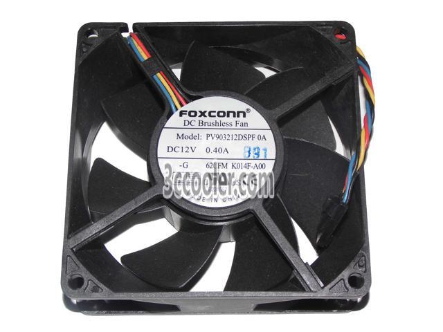 FOXCONN 9032 92*32mm PV903212DSPF 12V 0.4A 4 Wires PWM Case fan 9CM DELL Optiplex 960 K014F Cooler