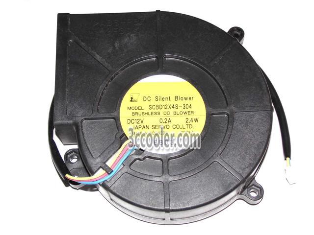 Servo 12032 120*32mm SCBD12X4S-304 12V 0.2A 2.4W 3 Wires 3 Pins Case blower 12CM centrifugal cooler