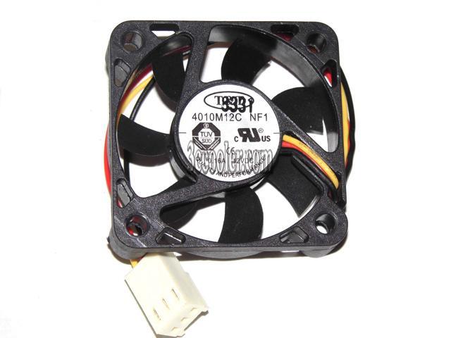 T & T 4CM 40*10mm 4010M12C NF1 12V 0.16A 3 Wires 3 Pins Case Fan cpu cooler