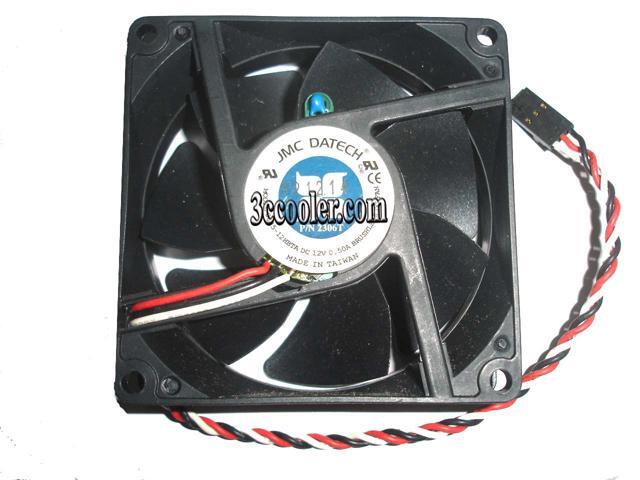 JMC 8CM 80*25mm 0825-12HBTA 12V 0.5A 3 Wires 3 Pins Case fan cpu cooler