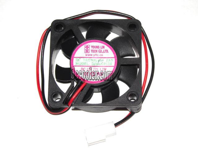 Young Lin 40*10mm 4CM DFS401012H 12V 1.2W 2 wires 2 pins Micro Case Fan switch / Hard disk cooler