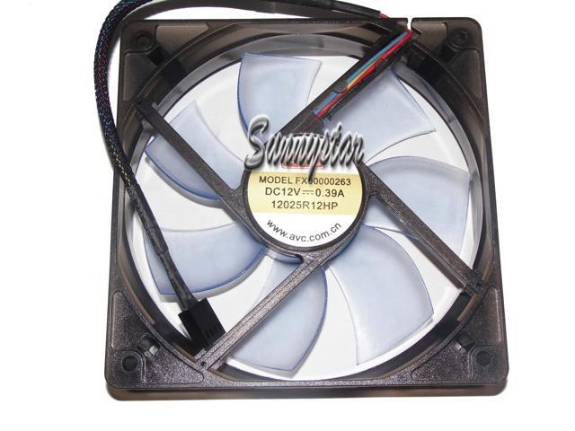 AVC 120x25mm 12025R12HP FX0000263 12V 0.39A 4 Wires 4 Pins PWM Case fan 12CM CPU Cooler
