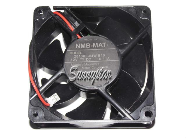 DC Square Cooler of NMB 70*25mm 2810KL-04W-B10 with 12V 0.11A 2-Wires 2 Pins case fan cpu cooler