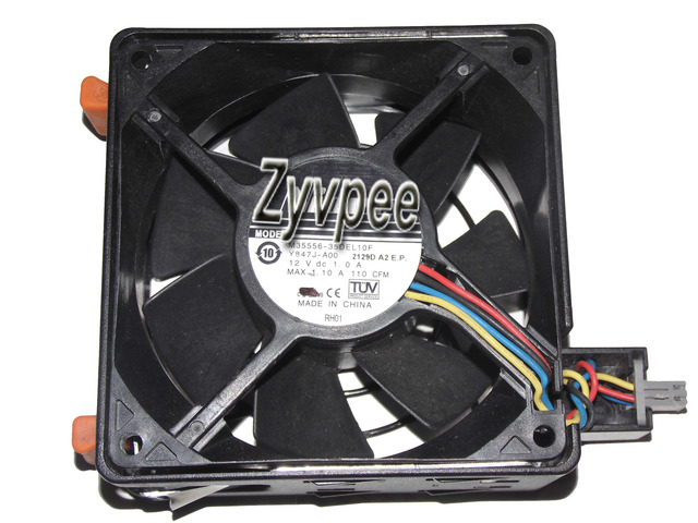 Square Cooler of NIDEC 9238 M35556-35DEL10F Y847J-AOO with 12V 1.0A 4-Wires