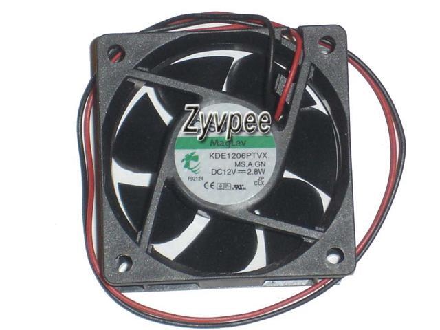 10 Pcs / Lot SUNON 60*25mm KDE1206PTVX MS.A.GN with 12V 2.8W 2-Wires case fan cpu cooler
