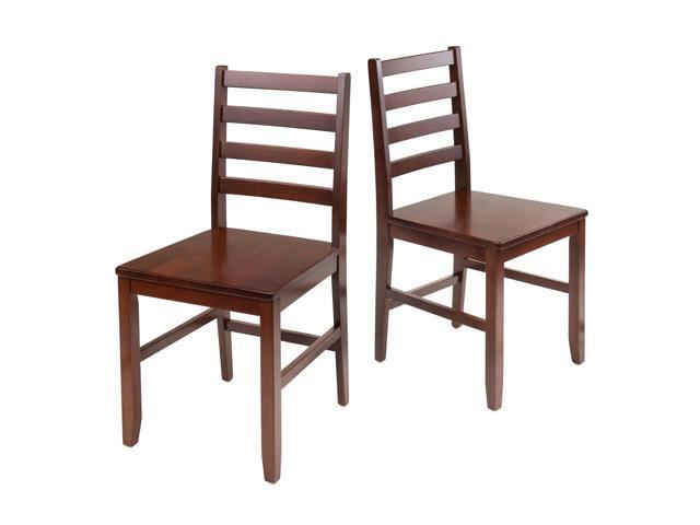 Winsome Wood Hamilton 2-Piece Ladder Back Chair