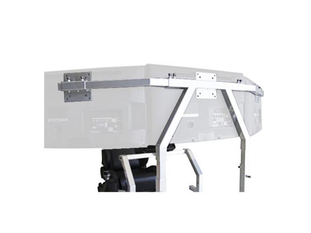 GTA Triple Monitor Stand White Fit Up To 24' Monitor