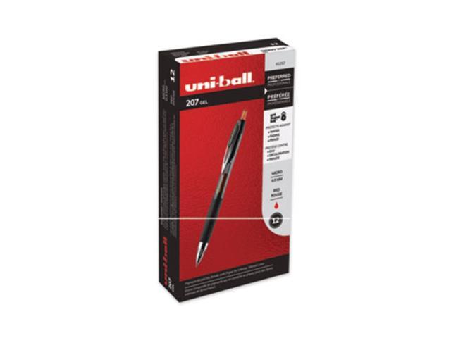 uni-ball Signo 207 Retractable Gel Pen,PEN,UNI-BALL 207 GEL,RD