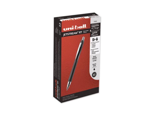 uni-ball Jetstream Retractable Ballpoint Pen,PEN,JETSTEAM RT, 1.0MM,BK