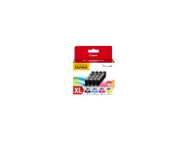 Canon - CLI-281 XL 4-Pack High-Yield - Black, Cyan, Magenta & Yellow Ink Cartridges - Black/Cyan/Magenta/Yellow - image 7