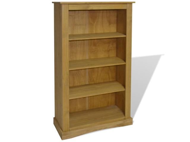 Photos - Display Cabinet / Bookcase VidaXL 4-Tier Bookcase Mexican Pine Corona Range 31.9'x11.4'x59' 243743 
