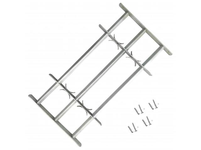 Adjustable Security Grille for Windows with 3 Crossbars 19.7'-25.6'