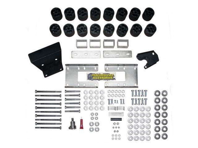 3 Inch Body Lift Kit 09-17 Dodge Ram 1500 and Ram Rebel 2WD/4WD Including Air-Ride Gas Performance Accessories