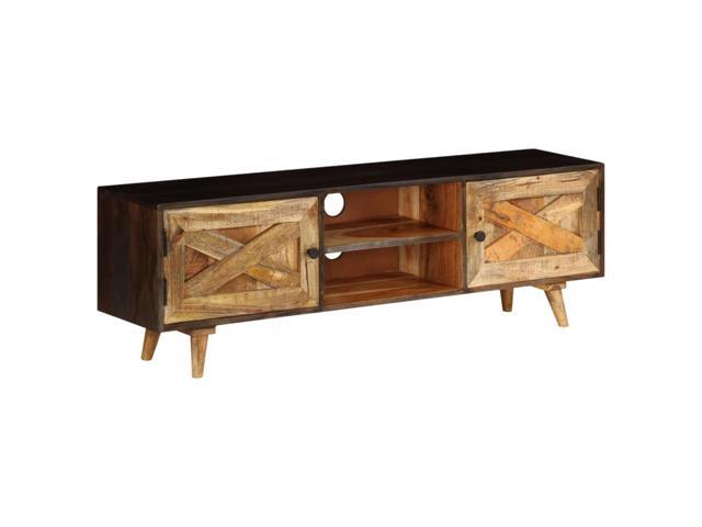 vidaXL TV Stand TV Unit Sideboard TV Console Media Cabinet Solid Mango Wood