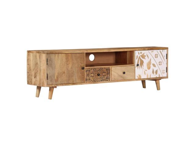 Photos - Display Cabinet / Bookcase VidaXL TV Cabinet 55.1'x11.8'x15.7' Solid Mango Wood 249856 