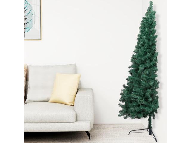 Photos - Display Cabinet / Bookcase VidaXL Artificial Half Christmas Tree with Stand Green 82.7' PVC 321033 