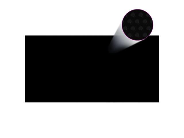 vidaXL Pool Cover Black 157.5'x78.7' PE