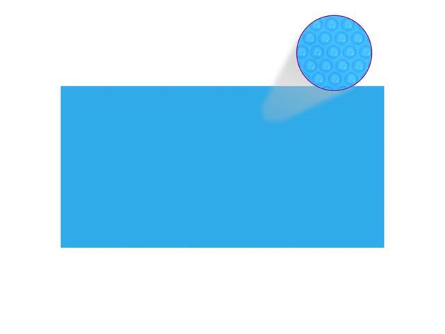 Rectangular Pool Cover 216 x 108 inch PE Blue