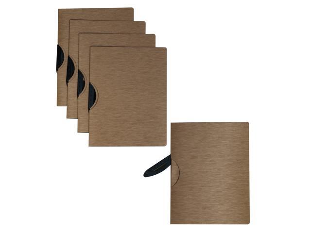 C-Line Report Cover Swing Clip 9'Wx11-3/4'Lx1-1/4'H 5/PK Bronze 33316