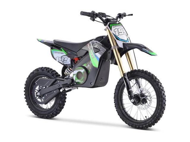 MotoTec 48v Pro Electric Dirt Bike 1800w Lithium Green