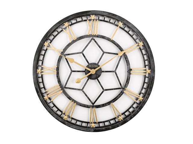 Bulova C4875 Starlight LED Backlit Wall Clock