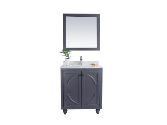 Photos - Kitchen Sink Odyssey - 30 - Maple Grey Cabinet + White Carrara Marble Countertop 313613