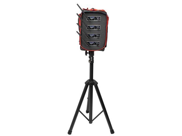 IEM-900-BAND-4 Long Range Pro Stereo Wireless In-Ear Monitor Package with Four Transmitters and four Receivers