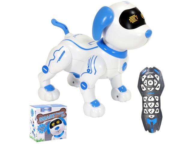 Contixo R3 Robot Dog, Walking Pet Robot Toy, App Controlled Robots for Kids, Remote Control, Interactive Dance, Voice Commands, Bluetooth, Motion.