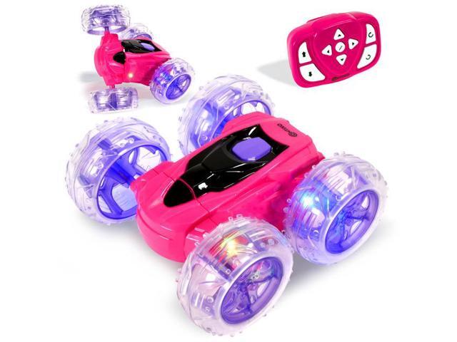Contixo SC3 Remote Control Car RC Cars Stunt Car Toy, 4WD 2.4Ghz Double Sided 360° Rotating RC Car with Headlights, Kids Xmas Toy Cars for Boys/Girls