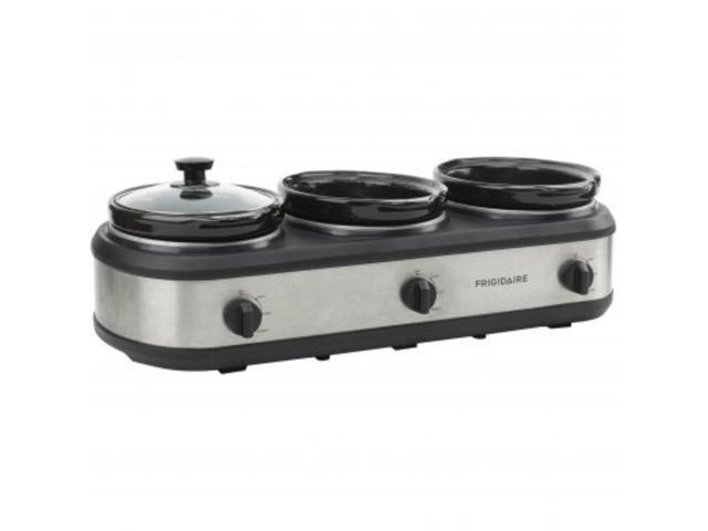 Frigidaire ESC3105-SS Stainless Steel Buffet Triple Slow Cooker
