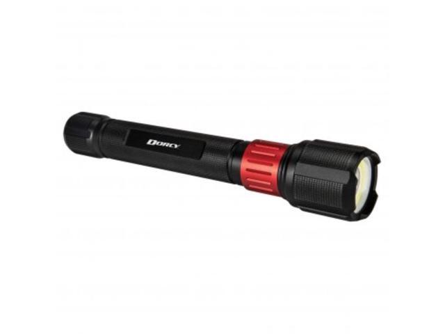 dorcy 41-4328 2,000-lumen usb rechargeable flashlight with powerbank, black