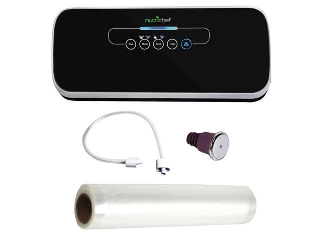 NUTRICHEF PKVS18BK Nutrichef Automatic Food Vacuum Sealer - Electric Air Sealing Preserver System (Black)