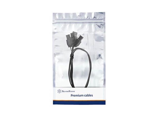1 to 4 ARGB lighting splitter cable, all female connectors, 300mm length