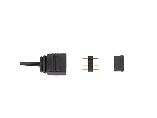 1 to 4 ARGB lighting splitter cable, all female connectors, 300mm length