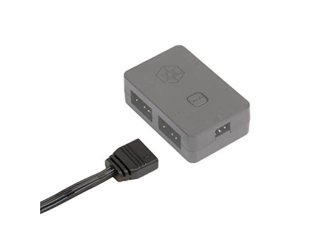 1 to 4 ARGB lighting splitter cable, all female connectors, 300mm length