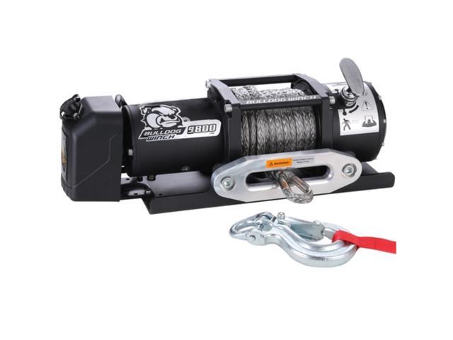 9800 Lb Trailer Winch Synthetic Rope Bulldog Winch