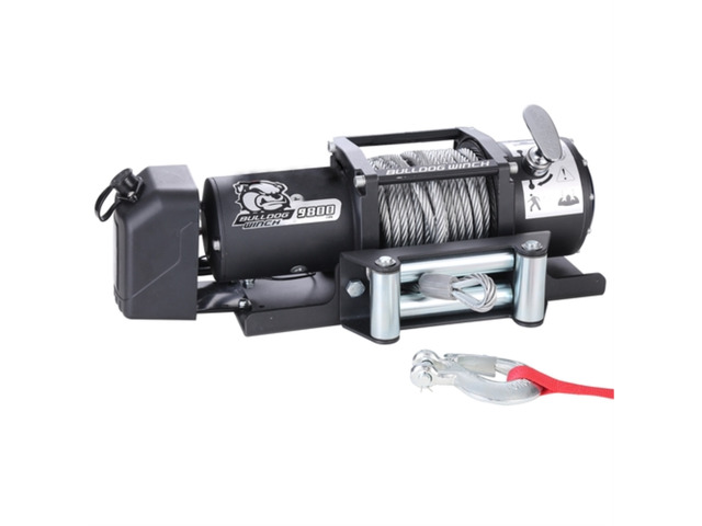 9800 Lb Trailer Winch Wired Rope Bulldog Winch