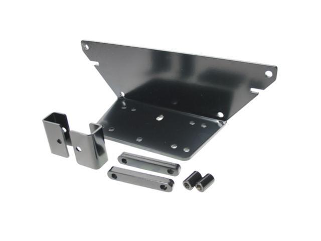 Polaris Ranger Winch Mount Black Steel Bulldog Winch