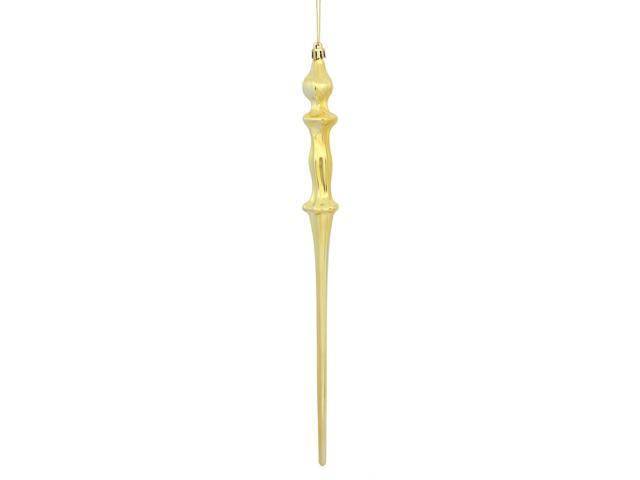 Photos - Other Jewellery Vickerman 15.7' Gold Shiny Icicle 3/Bx N175308D 