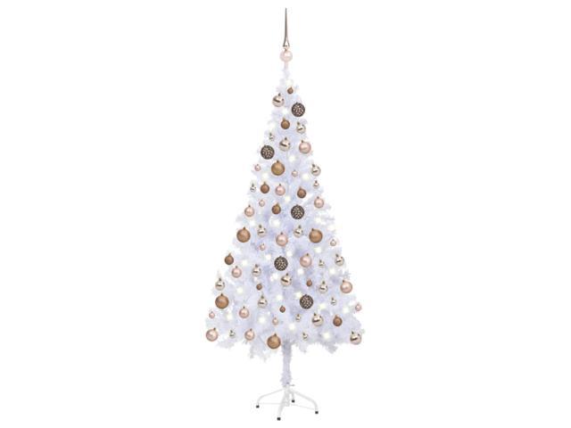 Photos - Display Cabinet / Bookcase VidaXL Artificial Christmas Tree with LEDs & Ball Set 70.9' 620 Branches 3 