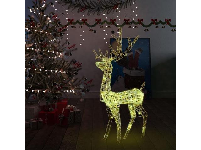 Photos - Display Cabinet / Bookcase VidaXL Acrylic Reindeer Christmas Decoration 140 LEDs 50.4' Warm White 329 