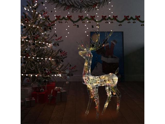 Photos - Display Cabinet / Bookcase VidaXL Acrylic Reindeer Christmas Decoration 140 LEDs 50.4' Colorful 32978 