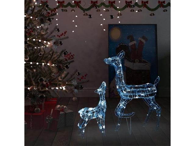 Photos - Display Cabinet / Bookcase VidaXL Acrylic Reindeer Family Christmas Decoration 160 LED Cold White 329 