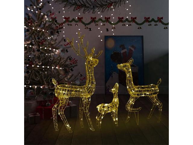 Photos - Display Cabinet / Bookcase VidaXL Acrylic Reindeer Family Christmas Decoration 300 LED Warm White 329 