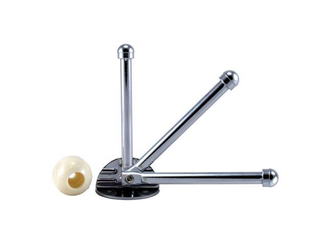 JR Products 10645 Pivoting 180 Door Holder - 3-1/2'